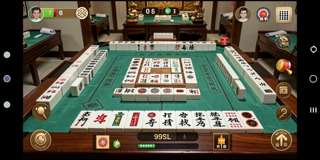 Gameplay Mahjong yang seru dan menantang di 99SL.