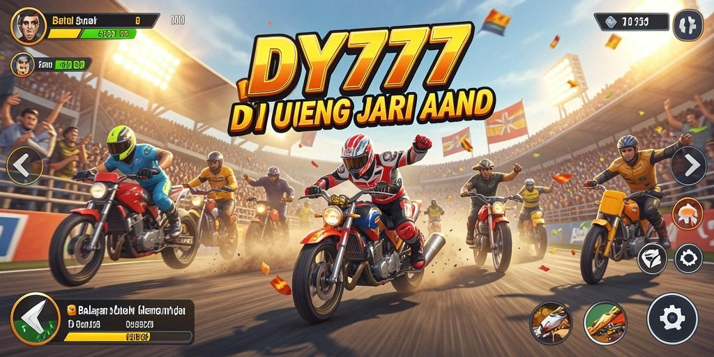 Screenshot gameplay balapan seru di DY777 dengan grafik menawan.