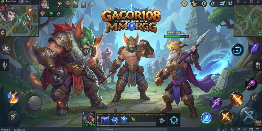 Tangkapan layar dari gameplay GACOR108 yang epik dan menari.