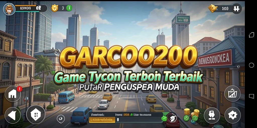 Tampilan screenshot GARCO200 dengan desain grafis yang menarik.