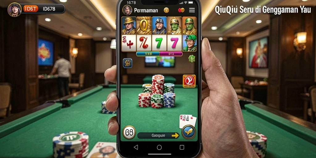 Tampilan gameplay menarik dari ID678 dalam permainan QiuQiu.