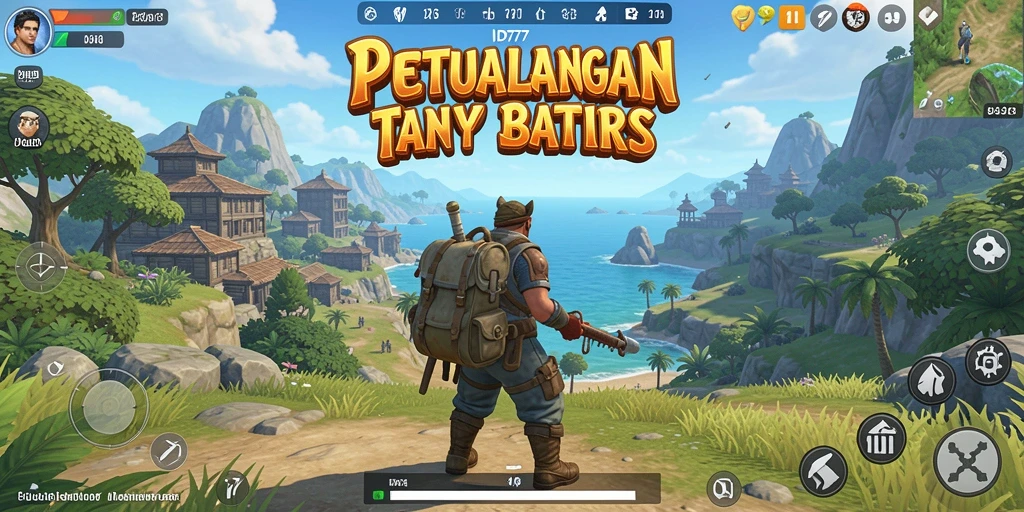 Tangkapan layar gameplay ID777 menunjukkan dunia terbuka yang menarik.