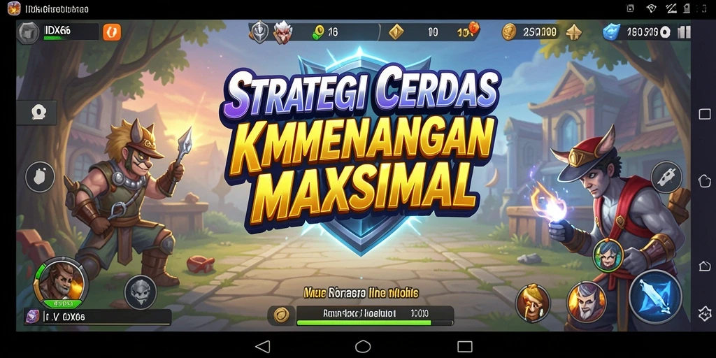 Tangkapan layar gameplay IDX66 dengan aksi strategi yang mendebarkan.