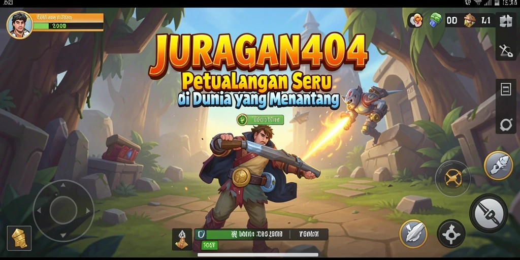 Screenshot gameplay JURAGAN404 menampilkan petualangan seru dan menantang.
