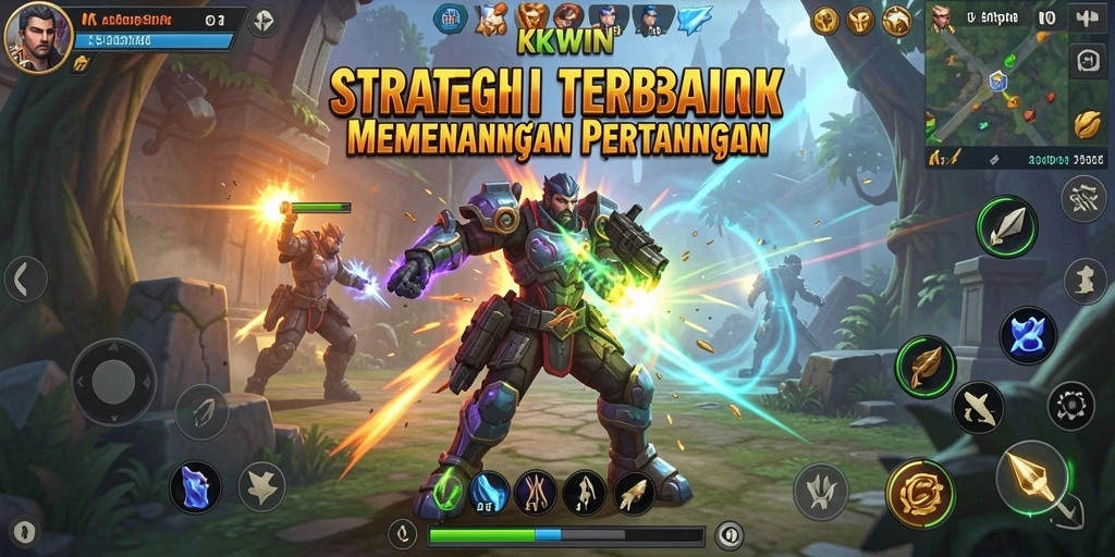 Tampilan gameplay penuh strategi yang menarik dan menantang.