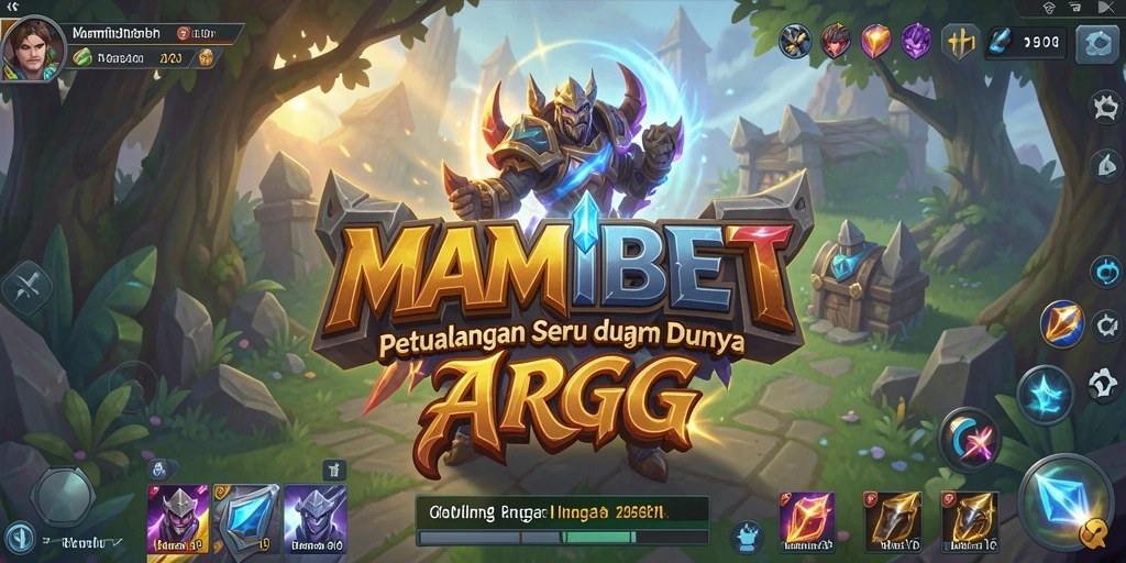 Tampilan gameplay seru MAMIBET dengan aksi pertarungan yang mendebarkan.