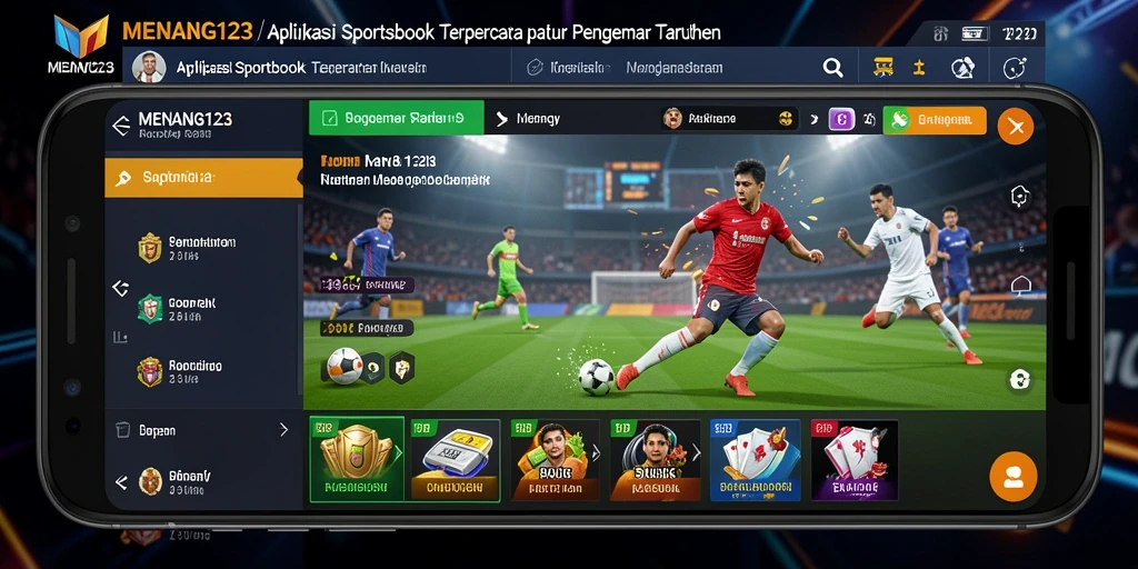 Tampilan menarik dari gameplay taruhan di MENANG123.