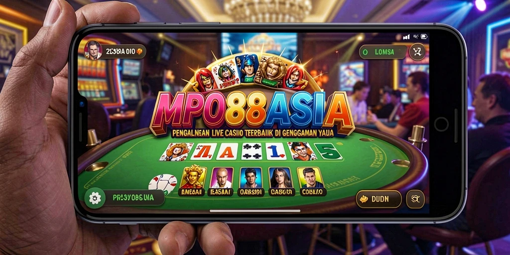 Tampilan gameplay Live Casino yang memukau di MPO88ASIA.