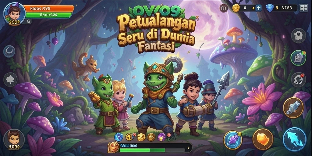 Screenshot OVO99 menampilkan aksi seru dalam permainan petualangan.