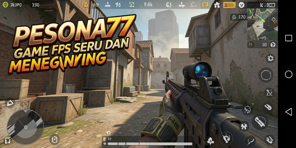 Tangkapan layar dari PESONA77 menunjukkan aksi FPS yang intens dan mendebarkan.