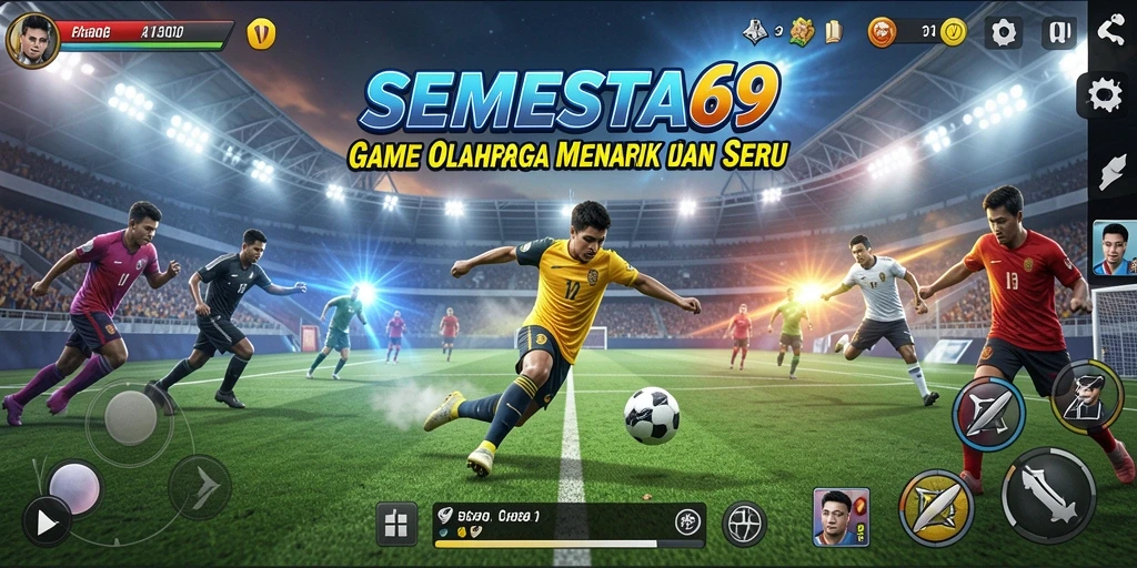 Gameplay seru dengan berbagai pilihan olahraga di SEMESTA69.