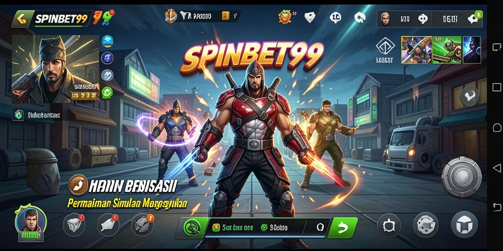 Tampilan gameplay menarik dalam SPINBET99 dengan grafis menawan.