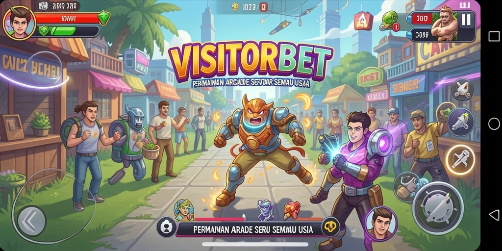 Screenshot dari gameplay seru di VISITORBET.