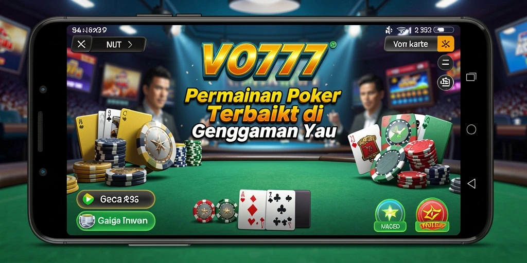Screenshot gameplay VO777 menampilkan keseruan permainan Poker.